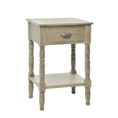 Afbeelding van J line Nachtkastje 1lade 48X40X74cm 18851