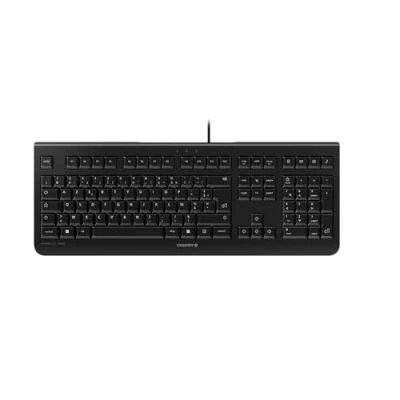 Afbeelding van CHERRY KC 1000, Franse lay out, AZERTY toetsenbord, bedraad Blue Angel, GS goedkeuring, plat ontwerp, fluisterstille toetsaanslag, zwart