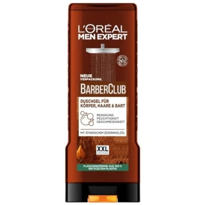 Image de L&#039;Oréal Men Expert Gel douche et shampooing XXL pour homme, bain nettoyer le corps, les cheveux, visage la barbe, soin du corps homme au parfum boisé à l&#039;huile de bois