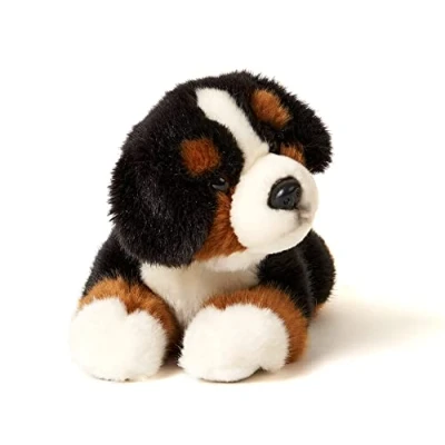 Afbeelding van Uni Toys Liggende Berner Sennenhond 24 cm (lengte) pluche hond, huisdier knuffeldier