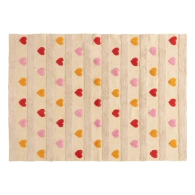 Afbeelding van Atmosphera Kids Vloerkleed Hartjes 120x170cm Multi