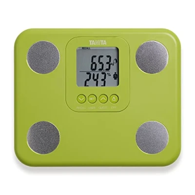 Image de TANITA BC 730 Moniteur de Composition Corporelle Léger et Compact à Balayage Interne Affichage Facile Lire 9 Mesures Vert