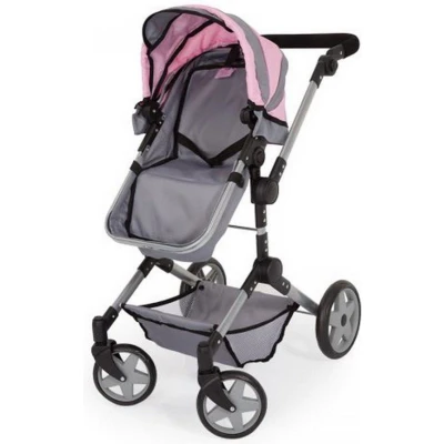 Afbeelding van Poppenwagen Reig Pram Neo Pro Grijs 57 cm