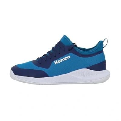 Afbeelding van Kempa Kourtfly Junior Handbalschoenen, uniseks, kinderen, Blauw/Wit