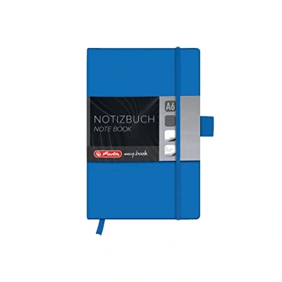Afbeelding van Herlitz my.book Classic 11369121 notitieboek, A6, gelinieerd, 96 pagina&#039;s, blauw