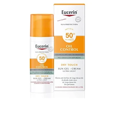 Image de Eucerin Sun Face Oil Control Gel Cream SPF 50+
