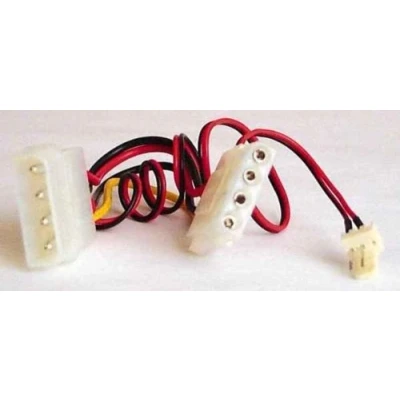 Afbeelding van Exertis Connect Molex voedingskabel voor ventilator 3 pins (0.25 m), Stroomkabel