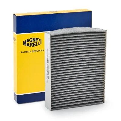 Afbeelding van MAGNETI MARELLI 350203063450 Interieurfilter filter insert, Carbon 248 216 30 VOLKSWAGEN: Polo V Hatchback, IV Fox Hatchback