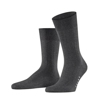 Afbeelding van Falke Milano Business &amp; Casual Sokken, Heren, Maat: 41/42, Anthracite mel