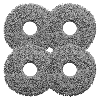 Afbeelding van Dreame 2x paires de serpillières remplacement pour DreameBot L10s Pro, jusqu&#039;à 180 rpm, pression constante, nettoyage des sols en profondeur
