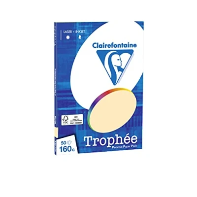 Afbeelding van Clairefontaine Trophée Chamois Kopieerpapier A4 160 gram 50 vellen