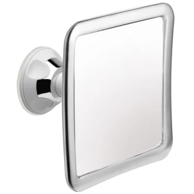 Afbeelding van MIRRORVANA Scheren anti condensspiegel met verbeterde zuigkracht, onbreekbaar condens oppervlak en 360 draaibaar, 16 x cm (verchroomd)