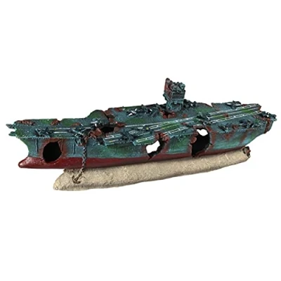 Afbeelding van Aqua Della Aquariumdecoratie Vissen Vliegdekschip 68x17,5x25cm 1st