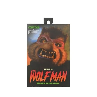 Afbeelding van Universal Monsters x Teenage Mutant Ninja Turtles Action Figure Ultimate Raphael as The Wolfman 18 cm
