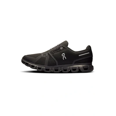 Afbeelding van On Cloud 6 Sneakers laag black black, Heren, Maat: 46, Polyester