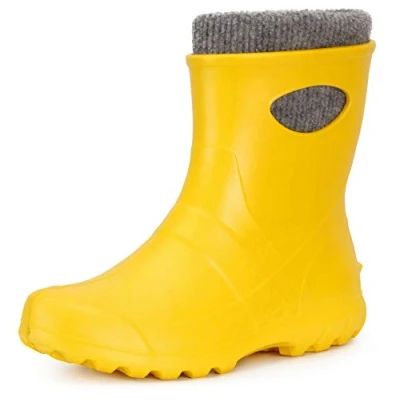 Afbeelding van Ladeheid Dames Regenlaarzen Gevoerd en Waterdicht Vederlicht EVA LA LMG 750 GardenWomen Geel 36