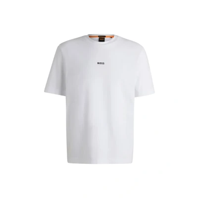 Afbeelding van HUGO BOSS heren TChup T shirt met logo in de kleur Wit, maat: XXXL