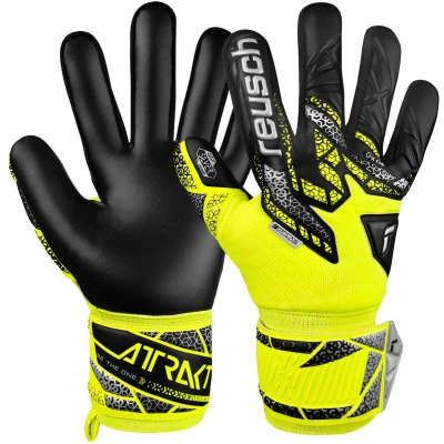 Afbeelding van Reusch Attract Silver Gants de gardien but antidérapants et respirants football pour adultes hommes femmes adaptés à toutes les conditions météorologiques surfaces terrain