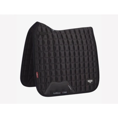 Image de LeMieux Tapis de Selle Loire Classic Satin Square Dressage Noir L (Full)