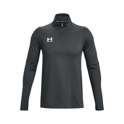 Afbeelding van Under Armour Challenger Midlayer Longsleeve, Heren, Maat: Medium, Castlerock white