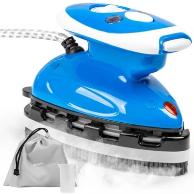 Afbeelding van Duronic SI2 BE Reisstoomstrijkijzer, 375 W, licht en compact, 762 g, anti aanbakzool, 50 ml tank, met borstel draagtas