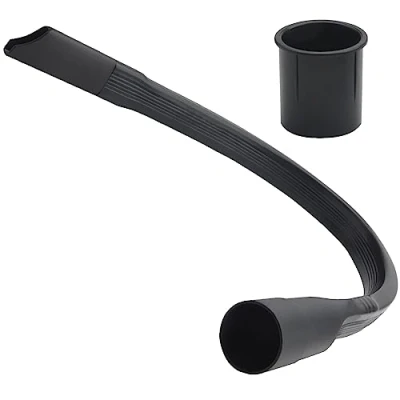 Afbeelding van Flexibele spleetzuigmond, spleetmondstuk voor stofzuiger, 63,5 cm plat mondstuk, accessoire alle stofzuigers met 35/32 mm aansluiting, het reinigen onder meubels, autostoelen,