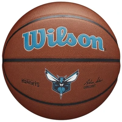Afbeelding van Wilson NBA Team Alliance Hornets basketbal blauw