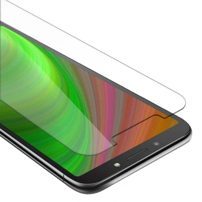 Afbeelding van Cadorabo Screenprotector geschikt voor Motorola MOTO E5 PLAY Pantser film Beschermende in KRISTALHELDER Geharde (Tempered) display beschermglas 9H hardheid met 3D Touch