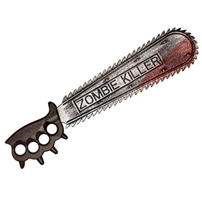 Afbeelding van Boland Kettingzaag &#039;Zombie killer&#039; (50 cm) Volwassenen Unisex Zombie Halloween accessoire Decoratie Horror