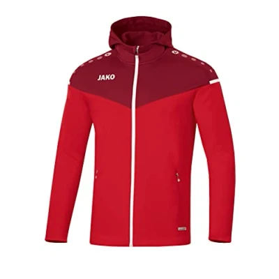 Afbeelding van JAKO Jas met kap Champ 2.0 Rood/wijnrood
