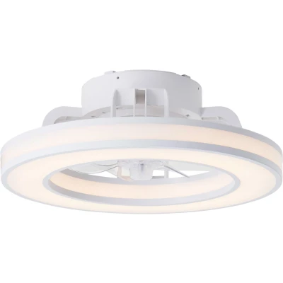 Afbeelding van Brilliant Mondello Plafondventilator Met verlichting LED 26W Wit en RGB kleuren Dimbaar Zeer stil
