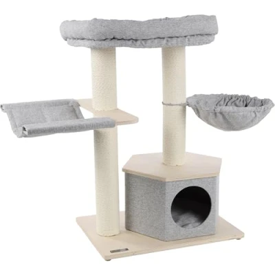 Afbeelding van Flamingo Krabpaal Kaleb Grijs &amp; Beige