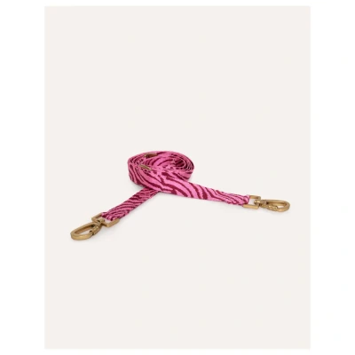 Afbeelding van Dogguo Zebra Leash Hondenriem 200x2 cm Bordeaux Pink S