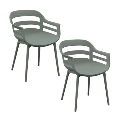 Afbeelding van Garden Impressions Sunny tuinstoel olijf 2 stuks