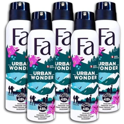 Afbeelding van Fa Deospray Urban Wonders Frisse Zeelucht 150 ml