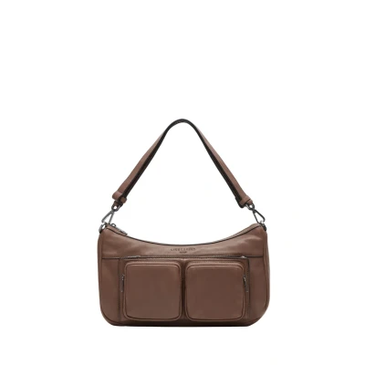 Afbeelding van LIEBESKIND BERLIN Leren Schoudertas Sheep Natural Hobo Bag Russet Bruine