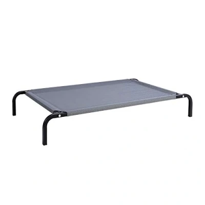 Afbeelding van Dibea Hondenbed Outdoor, Verhoogde Ligstoel, 106x62 cm, Grijs