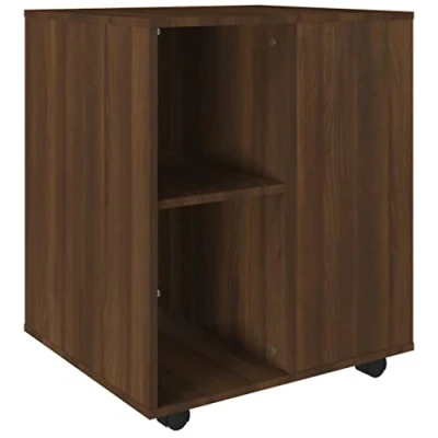 Afbeelding van vidaXL Rolkast eiken bruin 60 x 53 72 cm