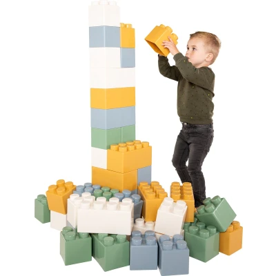 Afbeelding van Cavallino Toys Bouwblokken XXL Pastelkleuren, 45dlg.