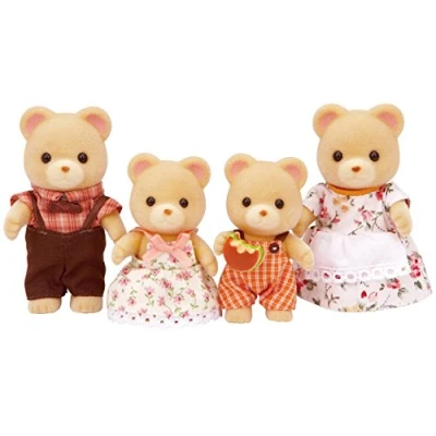 Image de Sylvanian Families la famille Ours Set 4 Figurines Plongez dans l&#039;univers de animaux miniatures Jouet enfant 3 ans et + 5059
