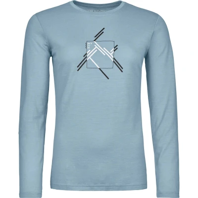 Afbeelding van ORTOVOX 185 Merino Mtn Cutout Ls Women Dames Grijs M