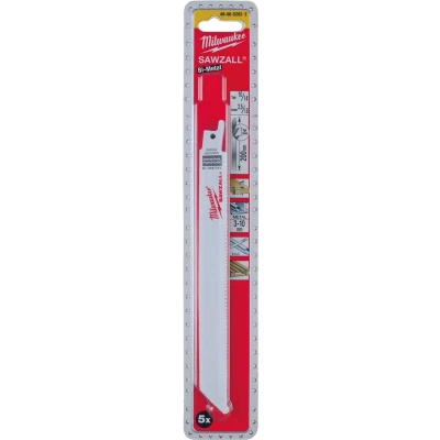 Afbeelding van Milwaukee Reciprozaagblad Sawzall hout/metaal/kunststof 200 mm 10/14 Tpi (5 stuks)