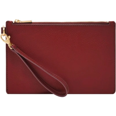 Afbeelding van Fossil Gifts Wristlet Portemonnee, Dames, Maat: One Size, Red