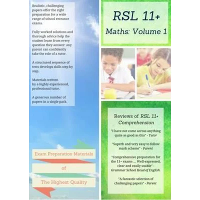 Afbeelding van 11+ Maths by RSL
