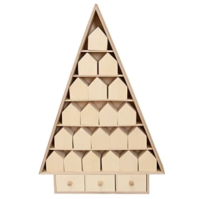 Afbeelding van Artemio Adventskalender dennenboom 35x52x8,5 cm