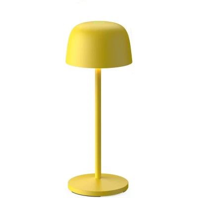 Afbeelding van Lindby Terraslampen met touchdimmer 1licht Gegoten aluminium, kunststof H: 27 cm geel Inclusief lichtbron