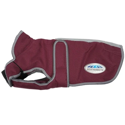 Afbeelding van Weatherbeeta Comfitec hondenparka Premier Free, grijs/wijnrood/wit