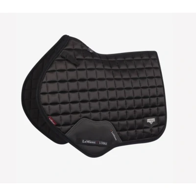 Image de LeMieux Tapis de Selle Loire Classic Satin Square CC Noir L (Full)