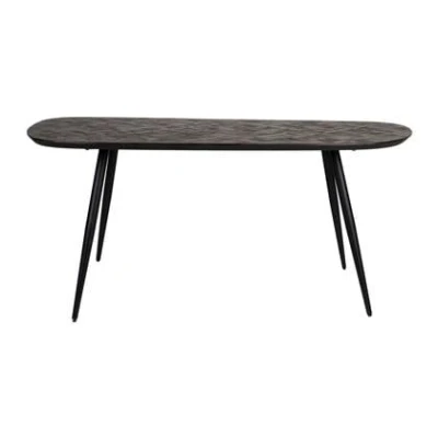 Afbeelding van Housecraft Living Webster Eettafel Rechthoekig Hout 118x90 cm Bruin