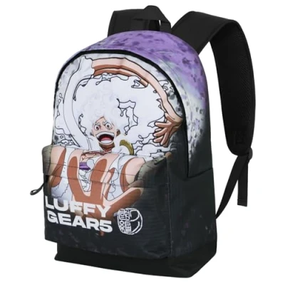 Afbeelding van One Piece Luffy Gear 5 FAN HS Rugzak 2.2, paars, 31 x 44 cm, inhoud 24 l, Lila één stuk, maat, Piece, Eén 2.2